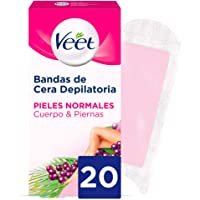 VEET Easy gelwax bandas de cera depilatoria piel normal caja 20 uds
